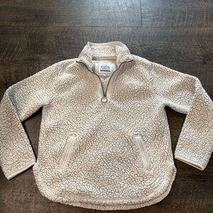 Cuddly Sherpa Quarter-Zip Pullover